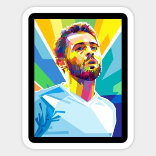 Bernardo Silva Artwork Sticker